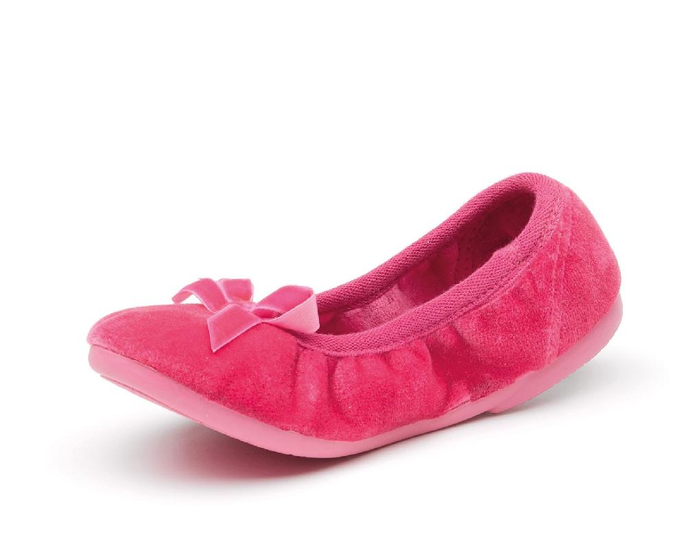 Cienta Zapatilla Para Casa Lazo Terciopelo
