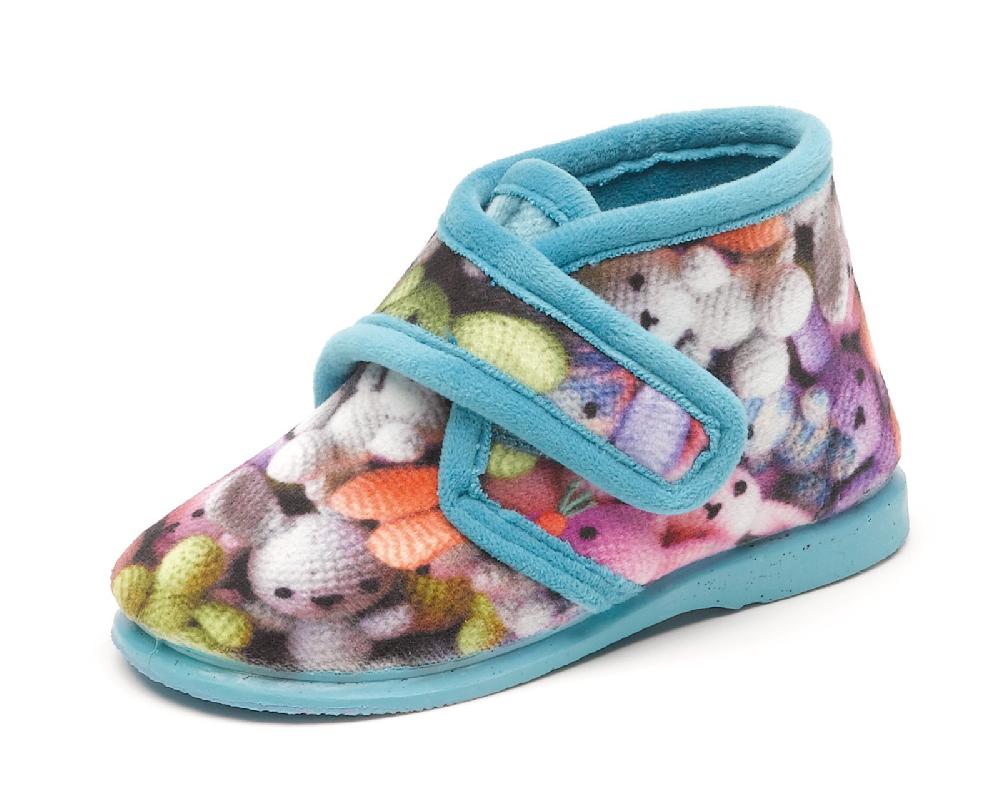 Cienta Zapatilla Para Casa Velcro Estampada