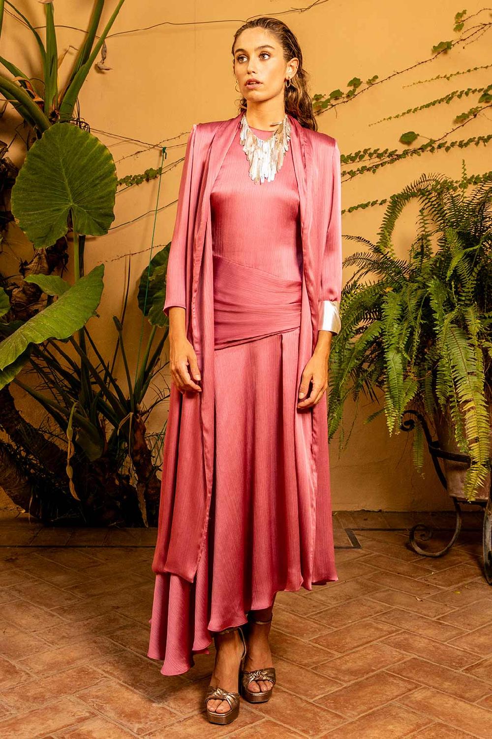 Colour nude Abrigo Eledia