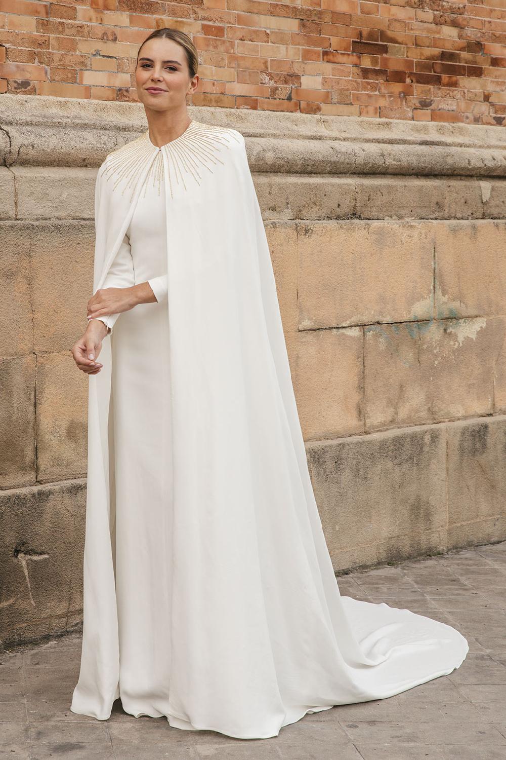 Colour nude Capa Para Vestido De Novia | LYS