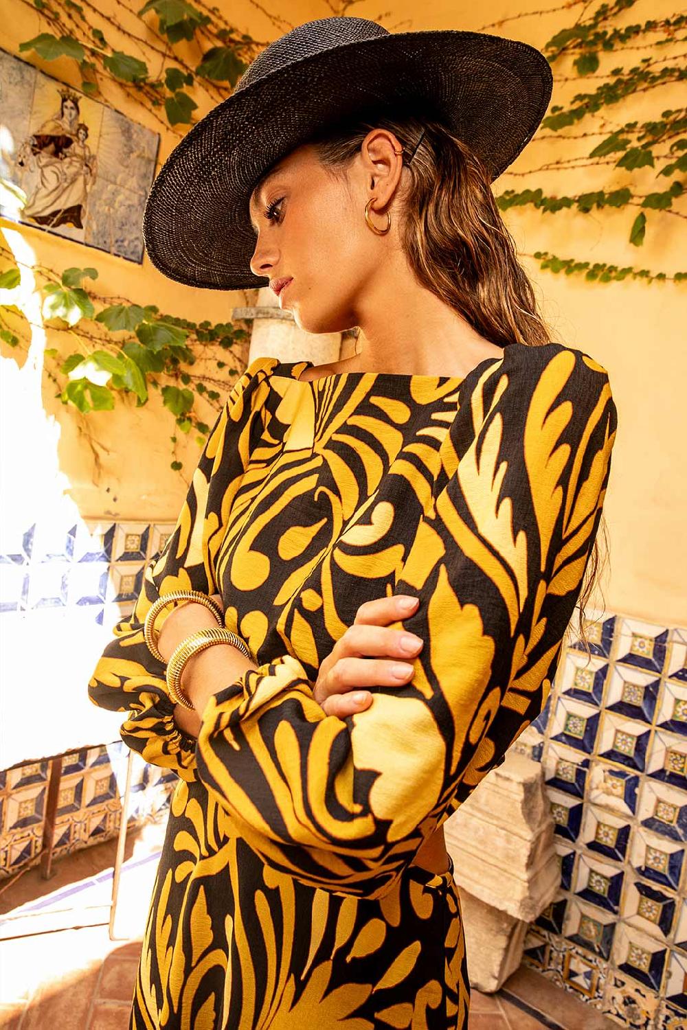 Colour nude Vestido Ceyane