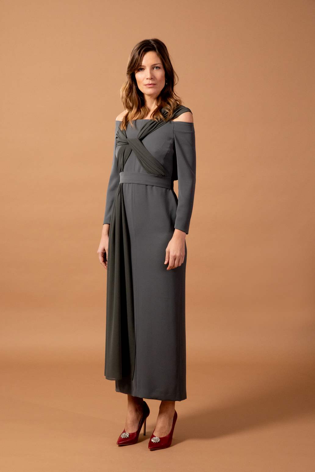 Colour nude Vestido De Madrina Nogal 2023