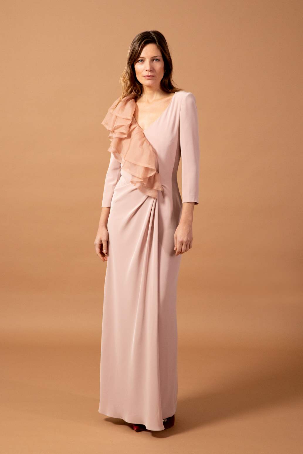 Colour Nude Vestido De Madrina Palo 2023