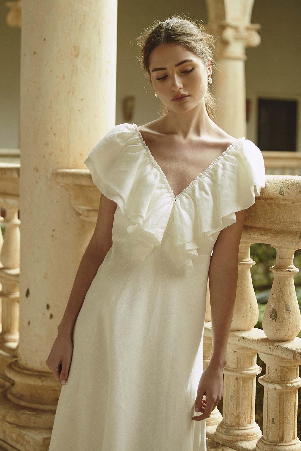 Colour nude Vestido De Novia Jabalera 2021