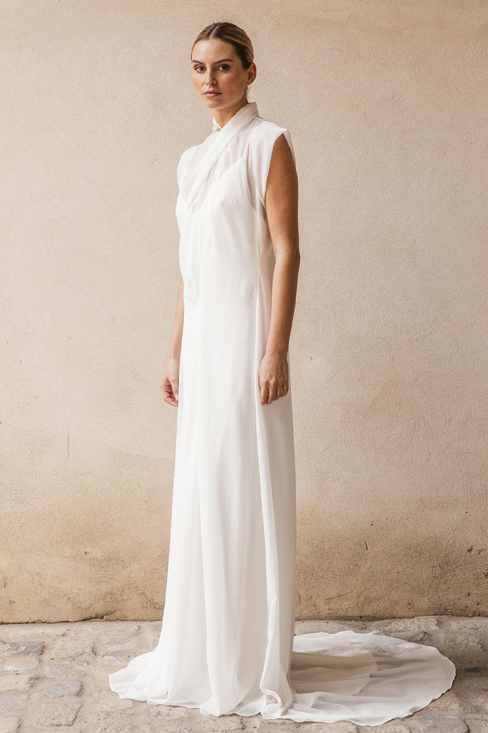 Colour Nude Vestido Novia Gasa | Túnica Boris