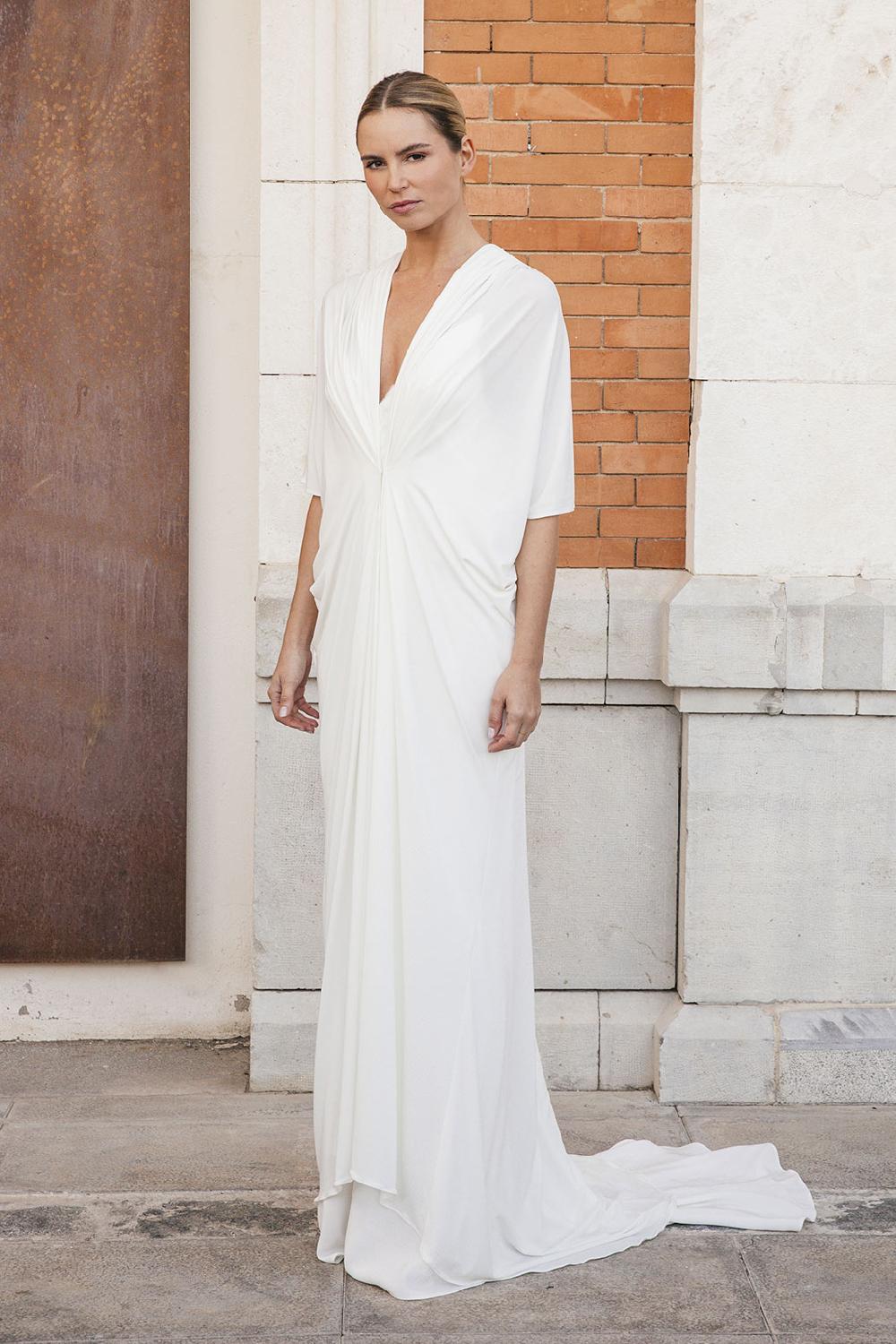 Colour Nude Vestidos De Novia De Seda | Kaftán Runa