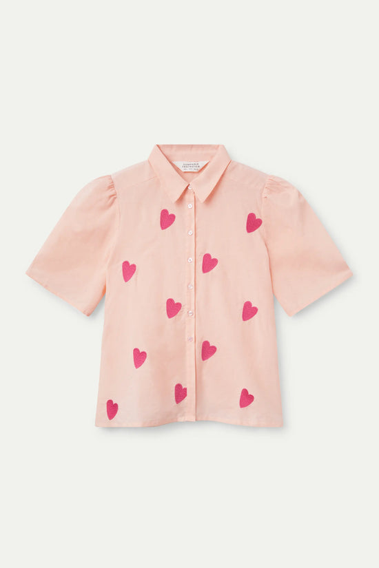 Compania Fantastica Camisa Manga Corta Estampado De Corazones