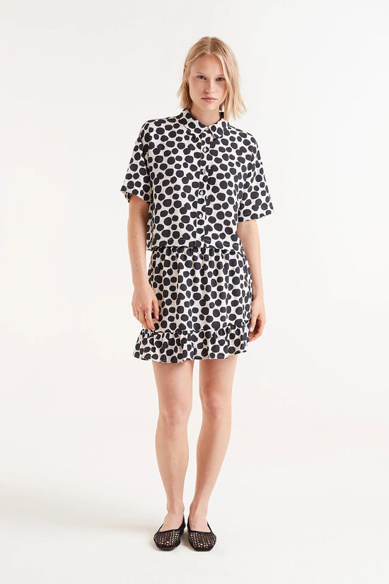 Compania Fantastica Camisa Manga Corta Estampado Terrazo