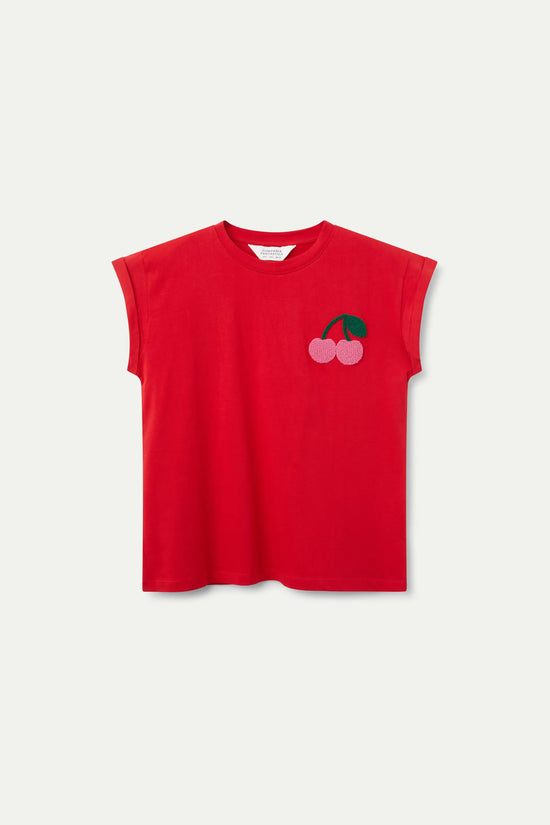 Compania Fantastica Camiseta Con Estampado De Cerezas