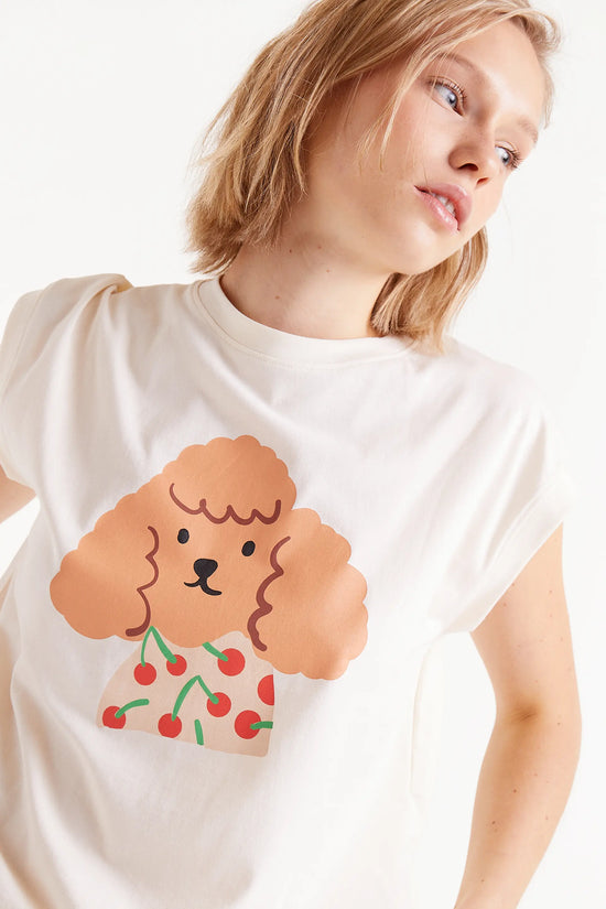 Compania Fantastica Camiseta Con Print De Perro Cerezas