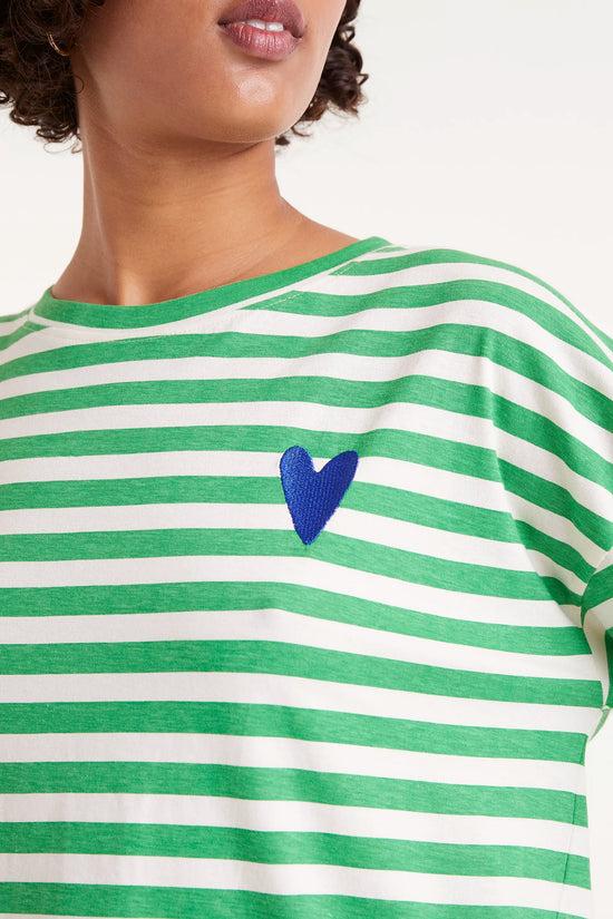 Compania Fantastica Camiseta Manga Larga Rayas Verdes