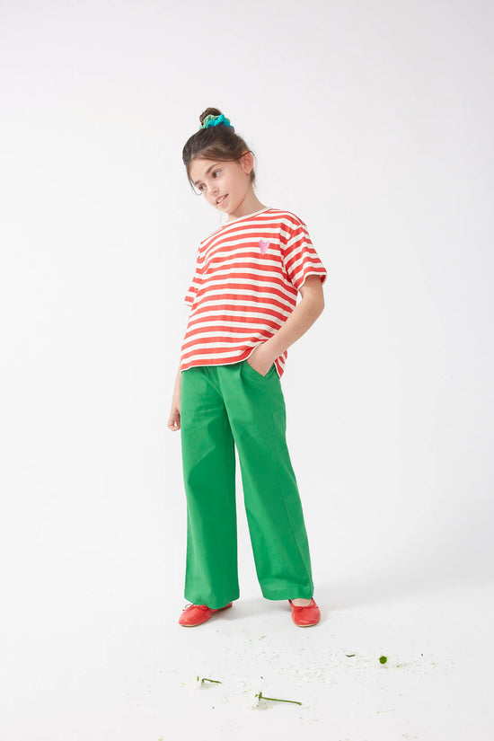 Compania fantastica Camiseta unisex rayas rojas