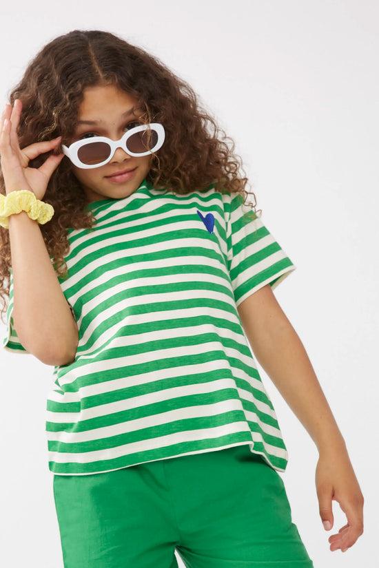 Compania Fantastica Camiseta Unisex Rayas Verdes