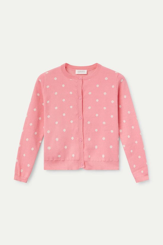 Compania Fantastica Cárdigan De Lunares Rosa