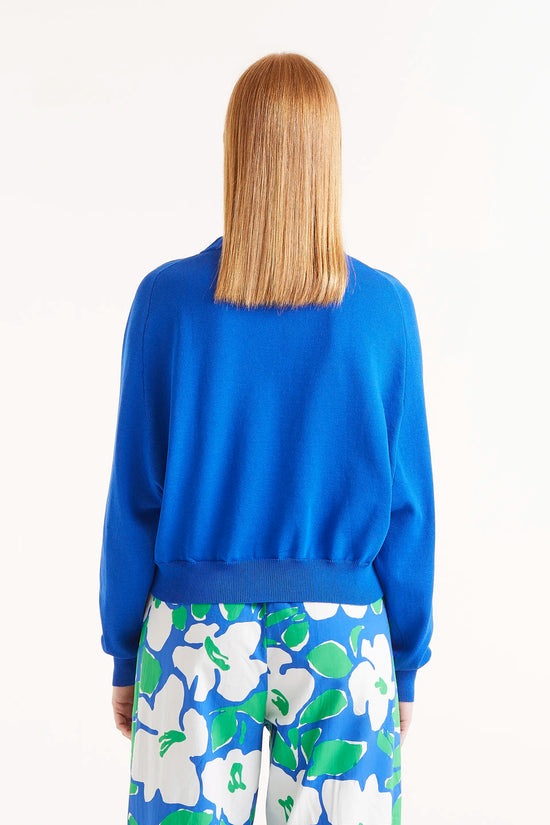 Compania Fantastica Cárdigan De Punto Fino Azul