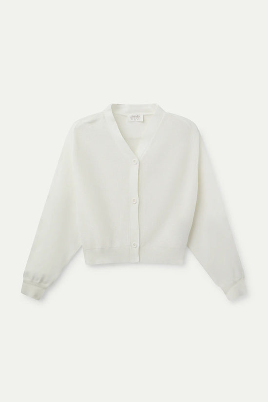 Compania Fantastica Cárdigan De Punto Fino Blanco