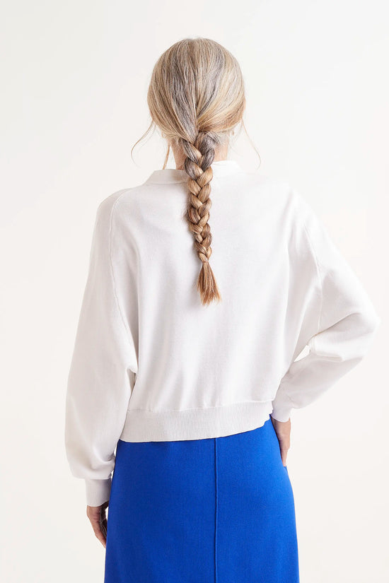 Compania Fantastica Cárdigan De Punto Fino Blanco