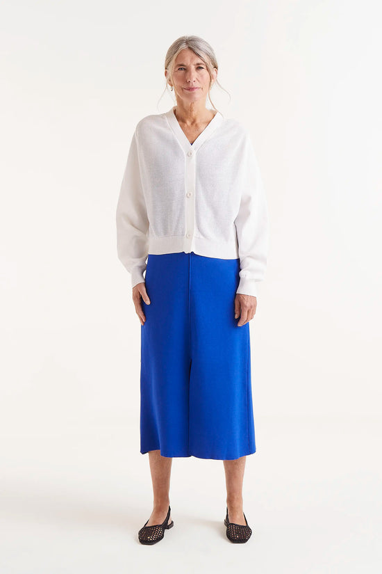 Compania Fantastica Cárdigan De Punto Fino Blanco