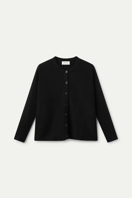 Compania Fantastica Cárdigan Punto Fluido Negro