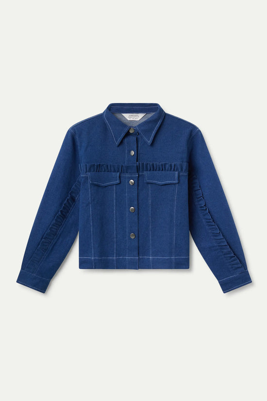 Compania Fantastica Chaqueta Vaquera Con Volantes