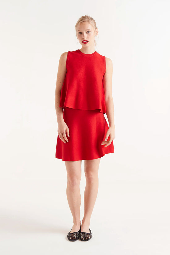 Compania Fantastica Falda Corta Punto Roja