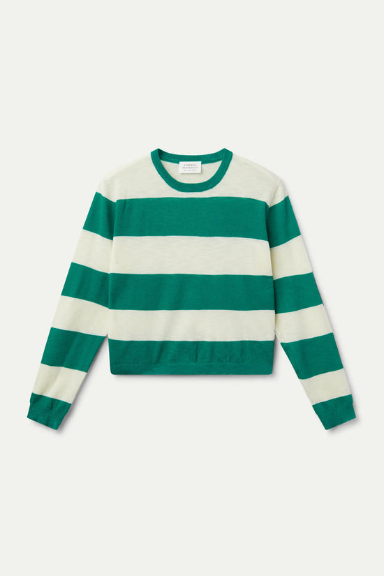 Compania Fantastica Jersey Punto Fino Rayas Verdes