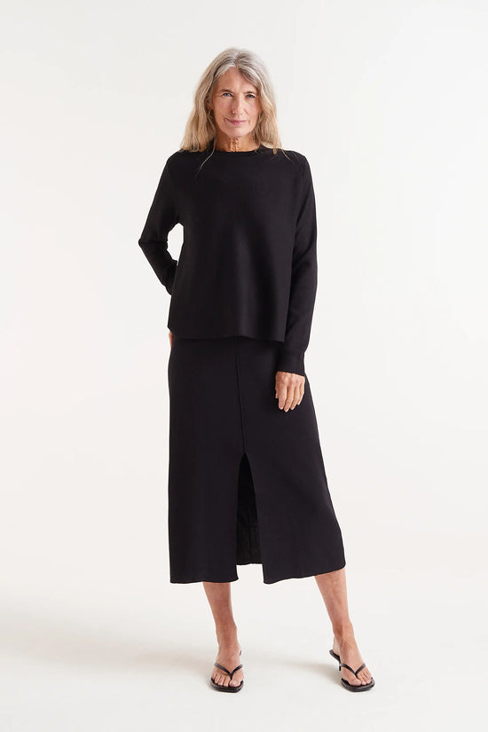 Compania Fantastica Jersey Punto Fluido Negro