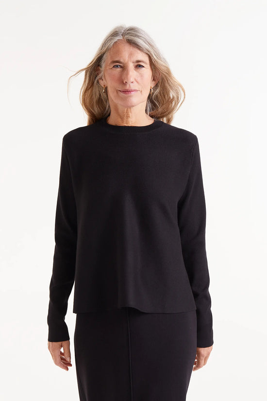 Compania fantastica Jersey punto fluido negro