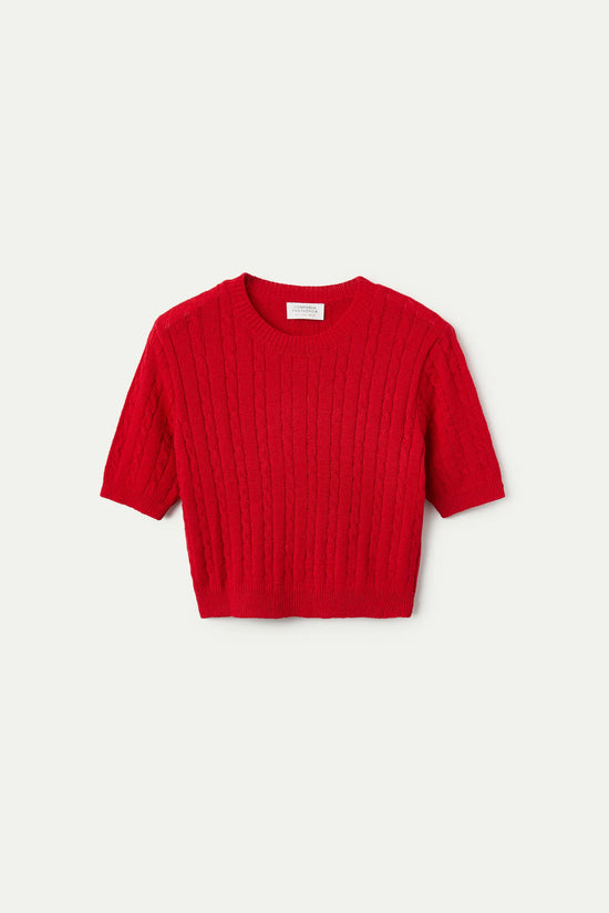 Compania Fantastica Jersey Punto Manga Corta Rojo