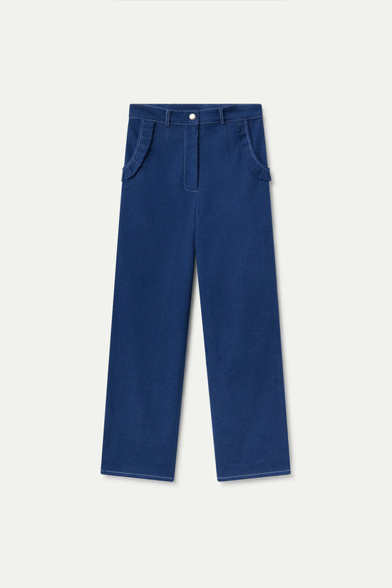 Compania Fantastica Pantalón Vaquero Con Volantes