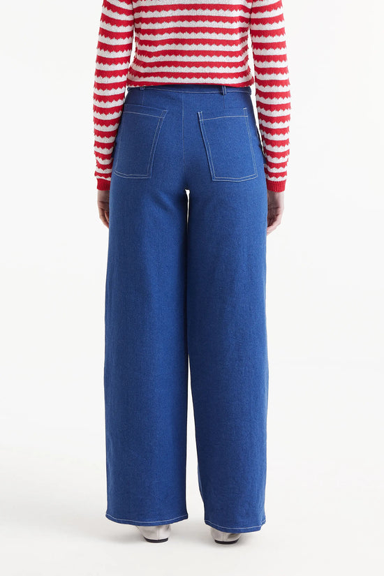 Compania Fantastica Pantalón Vaquero Con Volantes