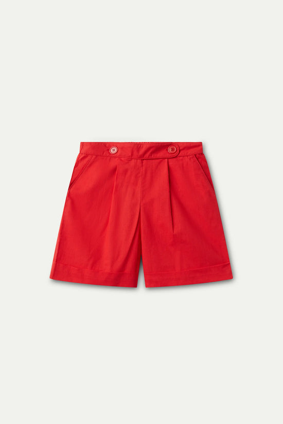Compania Fantastica Shorts Botones Rojo