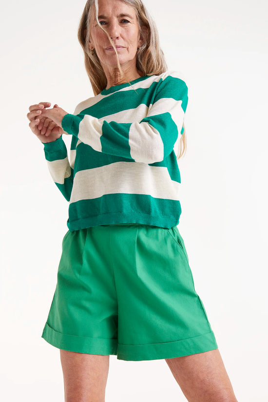 Compania Fantastica Shorts Botones Verde