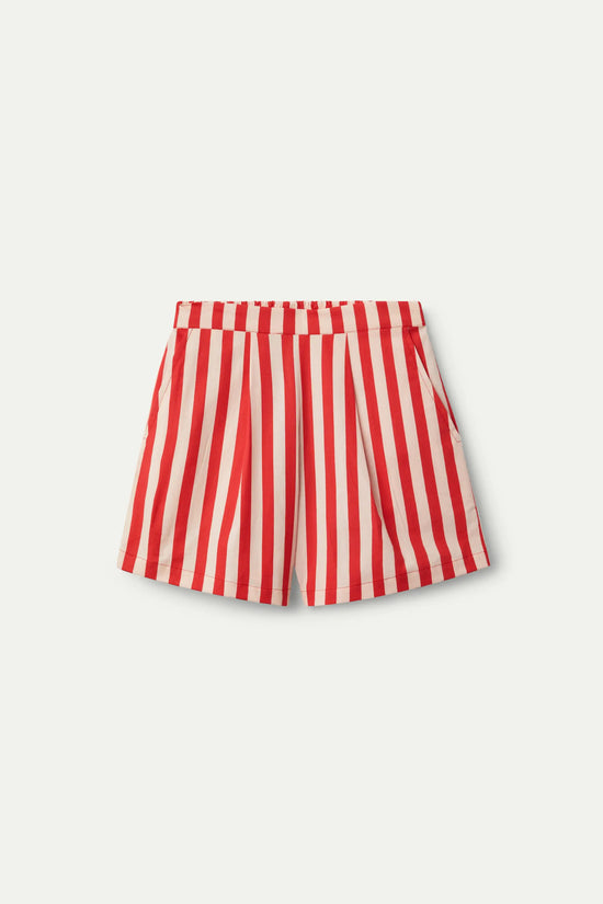 Compania Fantastica Shorts Rayas Rojas
