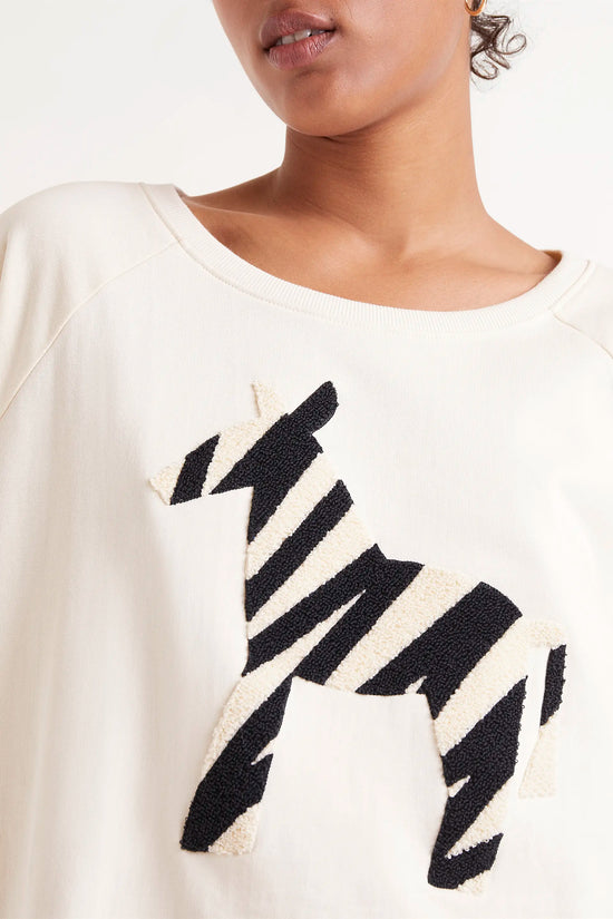 Compania Fantastica Sudadera Print Cebra