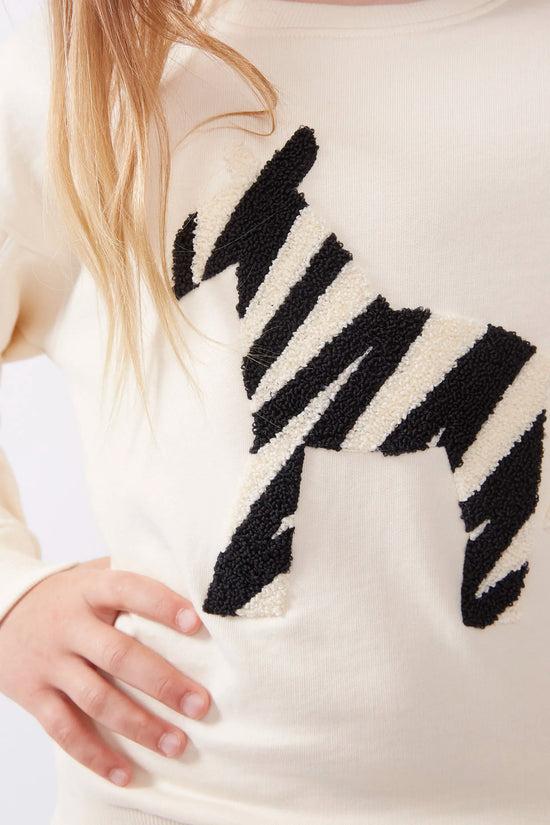 Compania Fantastica Sudadera Unisex Print Cebra