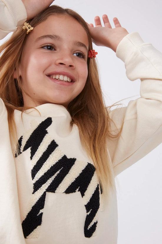 Compania Fantastica Sudadera Unisex Print Cebra