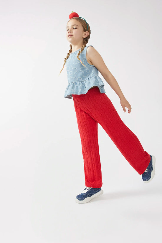 Compania Fantastica Top De Niña Vaquero Flores