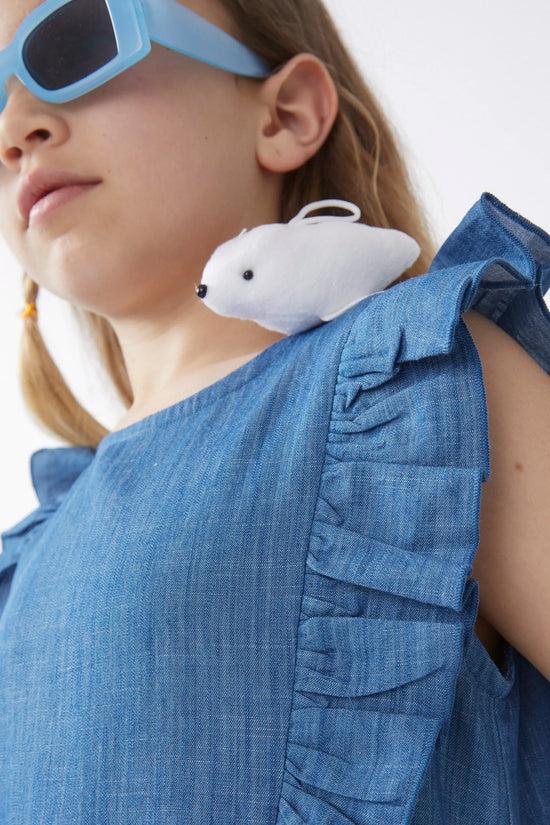 Compania Fantastica Vestido Corto De Niña Vaquero