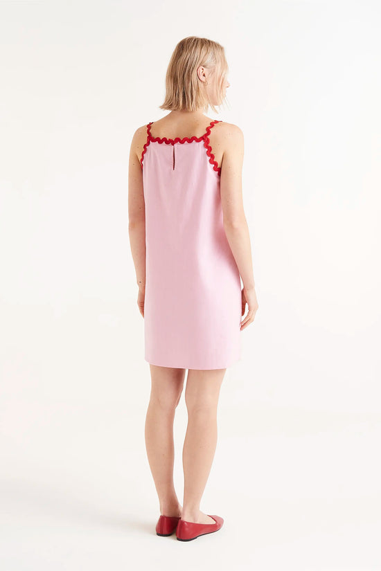 Compania Fantastica Vestido Corto Picunela Rosa