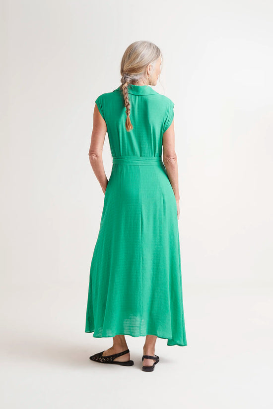 Compania Fantastica Vestido Largo Fluido Verde