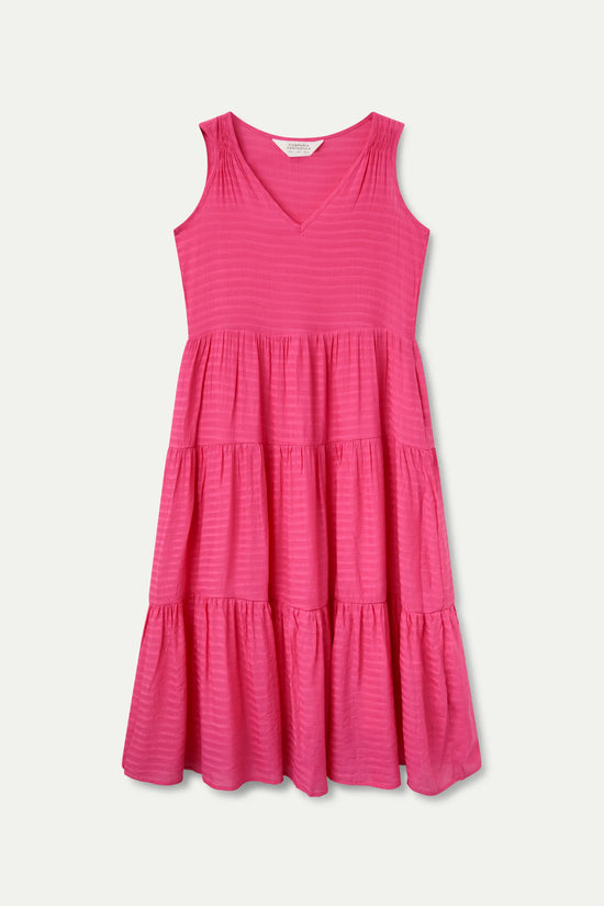 Compania Fantastica Vestido Midi Fluido Rosa