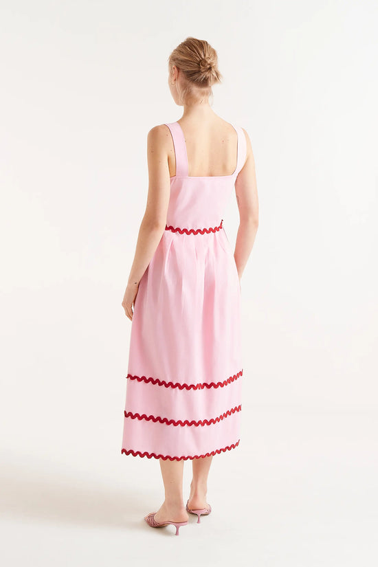 Compania Fantastica Vestido Midi Picunela Rosa