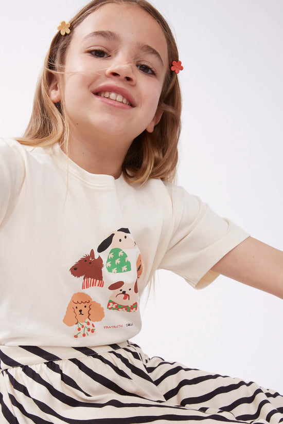 Compania Fantastica Falda Corta De Niña Rayas Piano