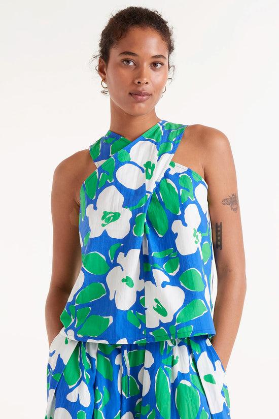 Compania fantastica Top halter estampado floral Bosco