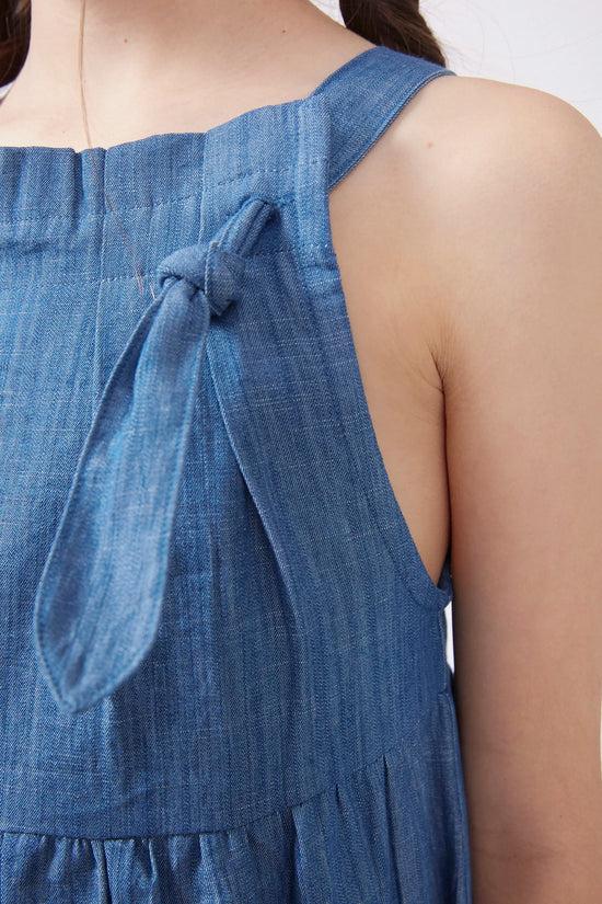 Compania Fantastica Vestido Corto De Niña Tirantes Vaquero