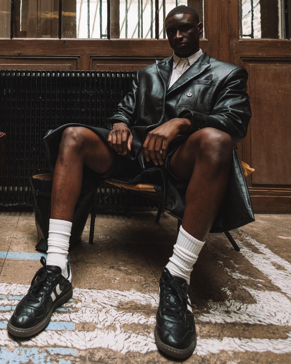 Coolway GOAL BLACK LEATHER HOMBRE