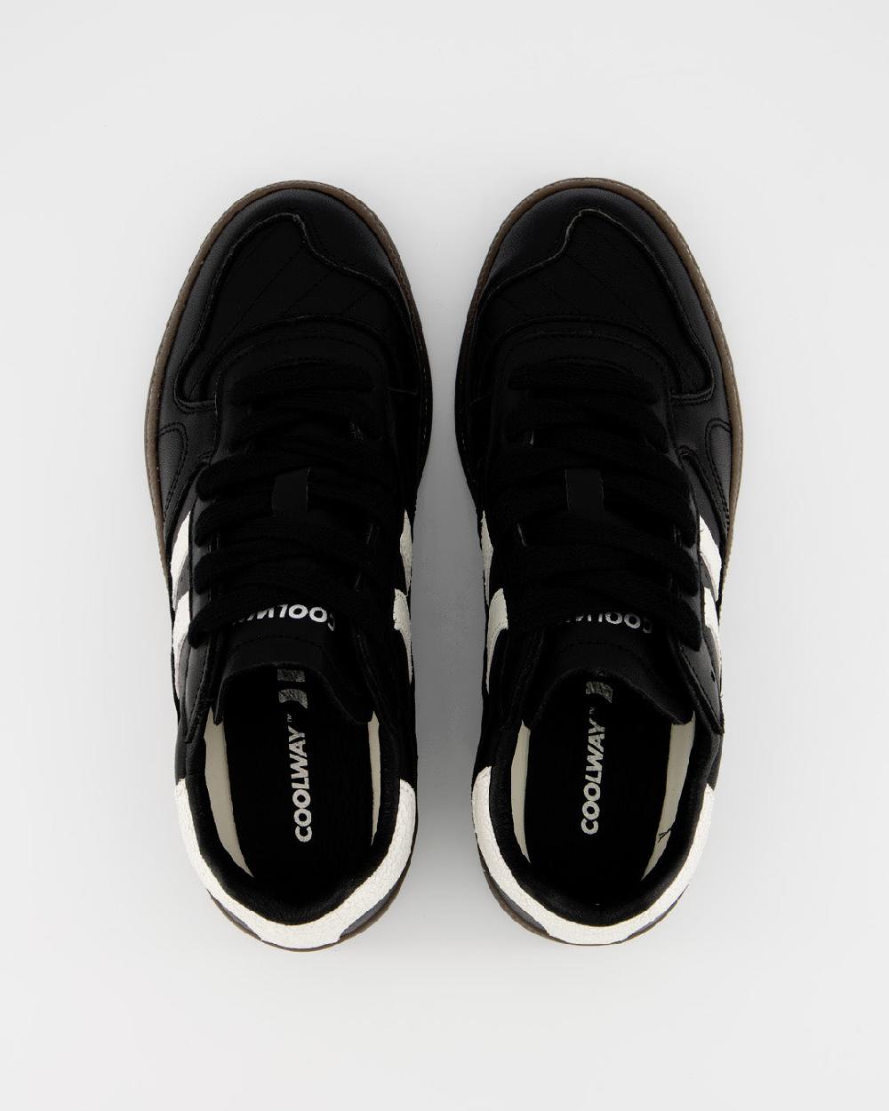 Coolway GOAL BLACK LEATHER MUJER