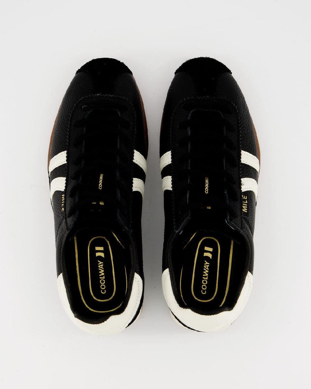 Coolway MILE BLACK LEATHER MUJER