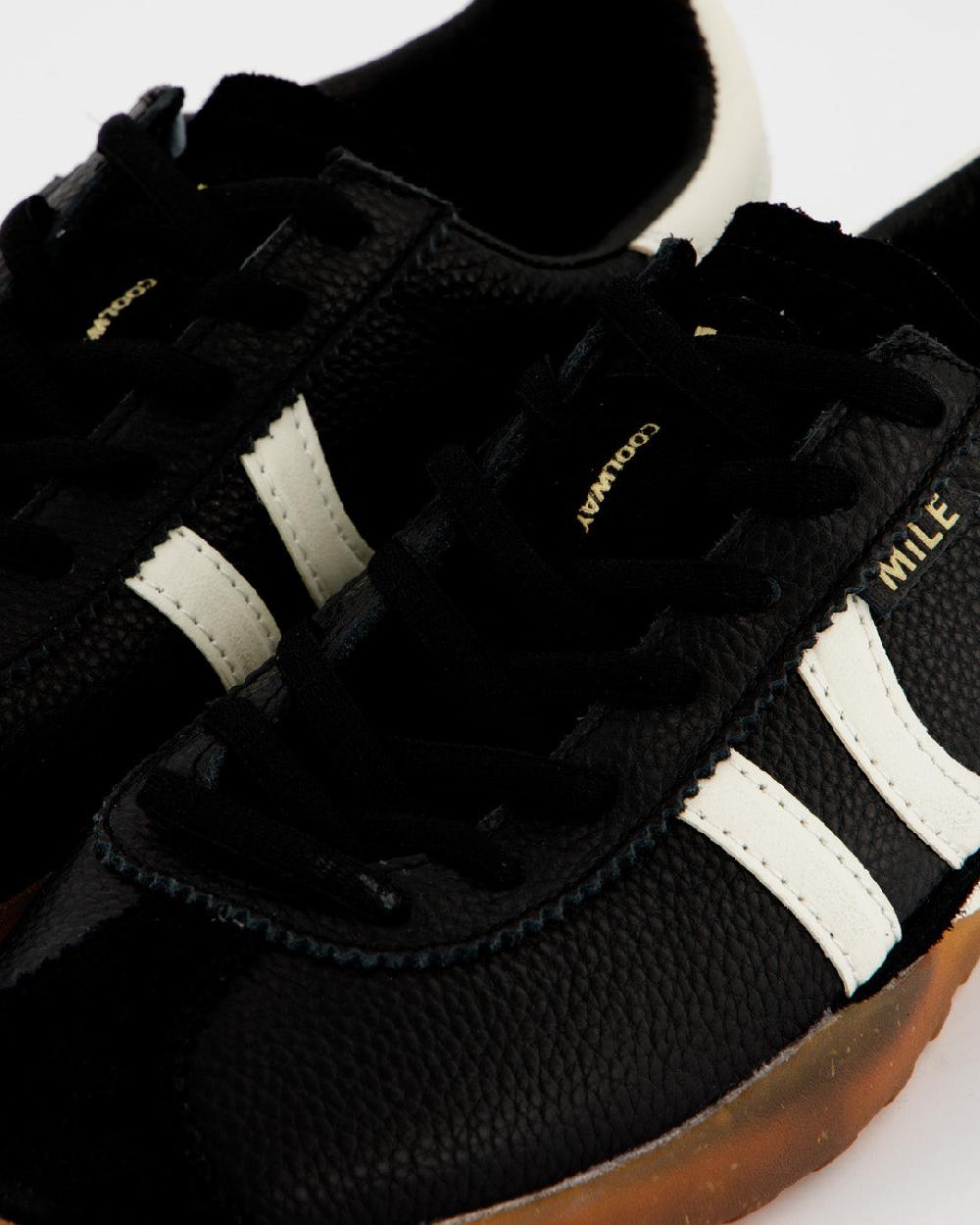 Coolway MILE BLACK LEATHER MUJER